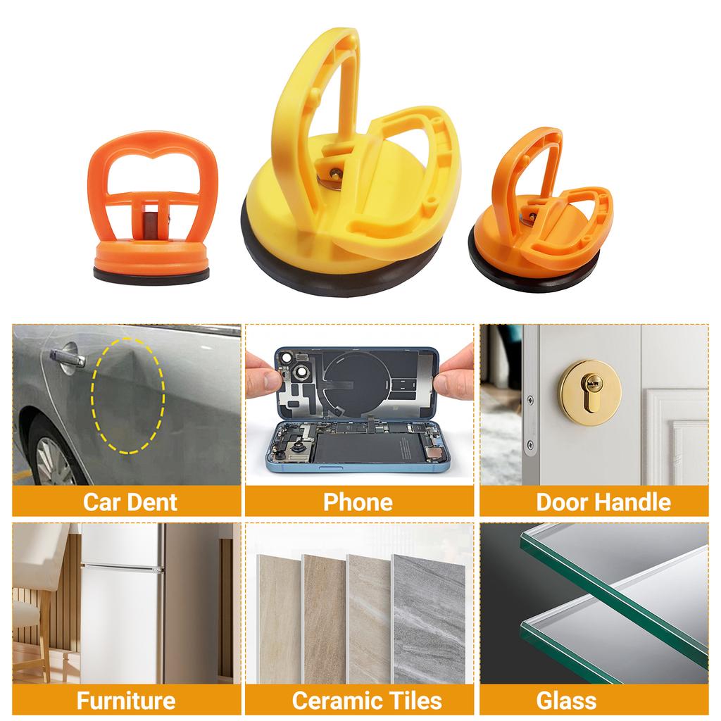 Car Dent Puller 3 Pack Dent Removal Kit Handle Lifter Powerful Car Dent Remover Suction Cup Dent
