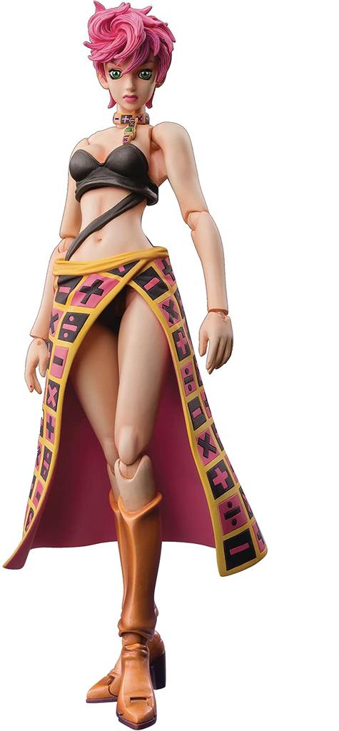 Super movable figure Bizarre Adventure Part 150mm PVC ABS Nylon Painted movable figure "JoJo's 5" "Trish Una" Approx. & &