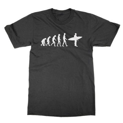 Evolution Of A Surfer T-Shirt Funny Top Surfing Tee Gift For Surfer
