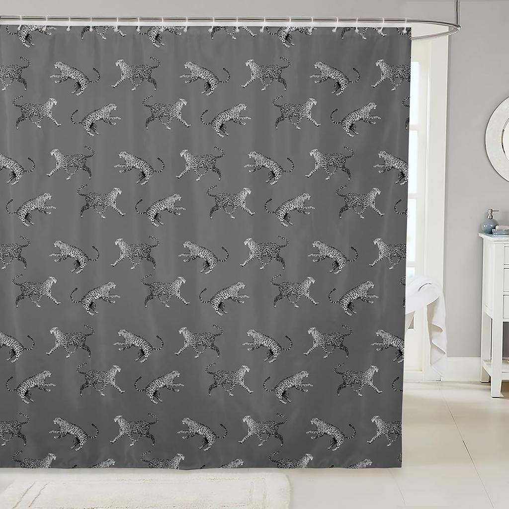 Sausage Dog Shower Curtain for Bathroom Decor Dachshund Bath Curtain Puppy Dog Bathroom Accessories Cute Pet Waterproof