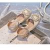 Summer Girls Closed-Toe Princess Sandals, Soft Sole Low Heel Performance Dress Shoes
