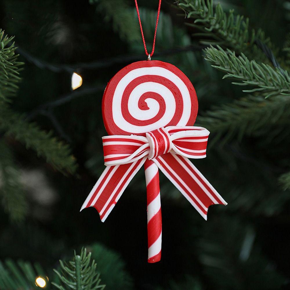 Cartoon Christmas Candy Cane Ornaments Festival Candy Cane Hanging Decorations  Holiday Decor
