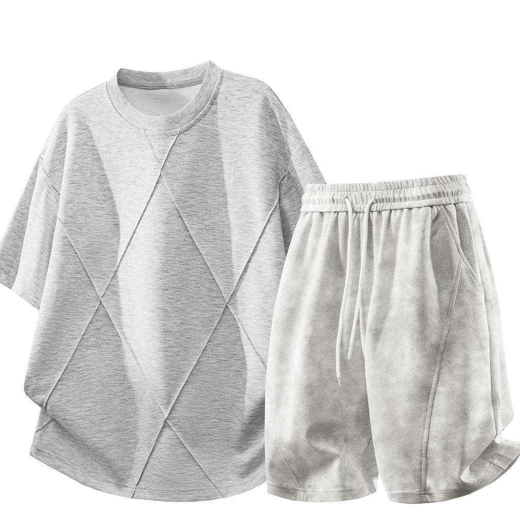 Short Sleeved Sports Suit Summer Loose Casual Two-piece Set