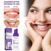 V34 Purple Color Whitening Teeth Mousse Toothpaste Whitening Teeth Smoke Stains