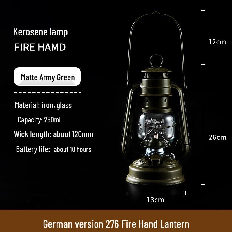 Cross 276 Retro Kerosene Camping Lantern: Outdoor Tent Atmosphere Light
