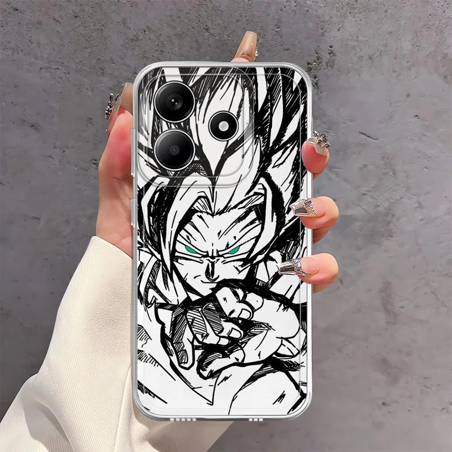 Soft Phone Cover Case for Xiaomi Redmi Note 14 Pro Plus 10S 12 A4 11S 13C 9 10 12S 11 14C Note 13 Hot Anime Dragonballs New