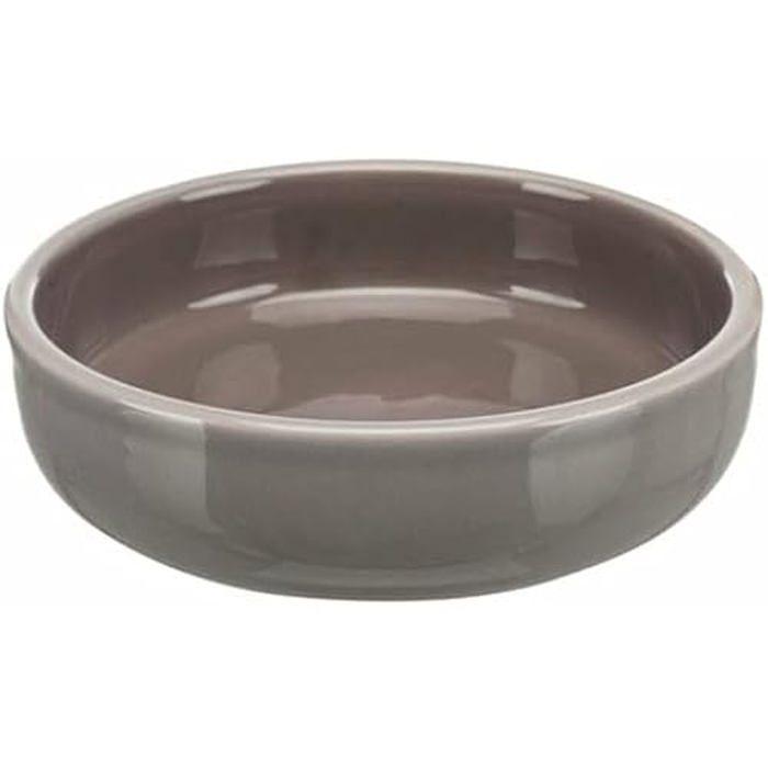 Écuelle en céramique - TRIXIE - 0.3 L - Pour chiens à museau court - Coloris assortis - Intérieur