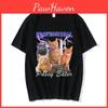 Pussy Eater Cat Professional Funny Lover T Shirt Mens Clothing Fashion Tshirts Cotton Casual Oversized Short Sleeve T Shirts