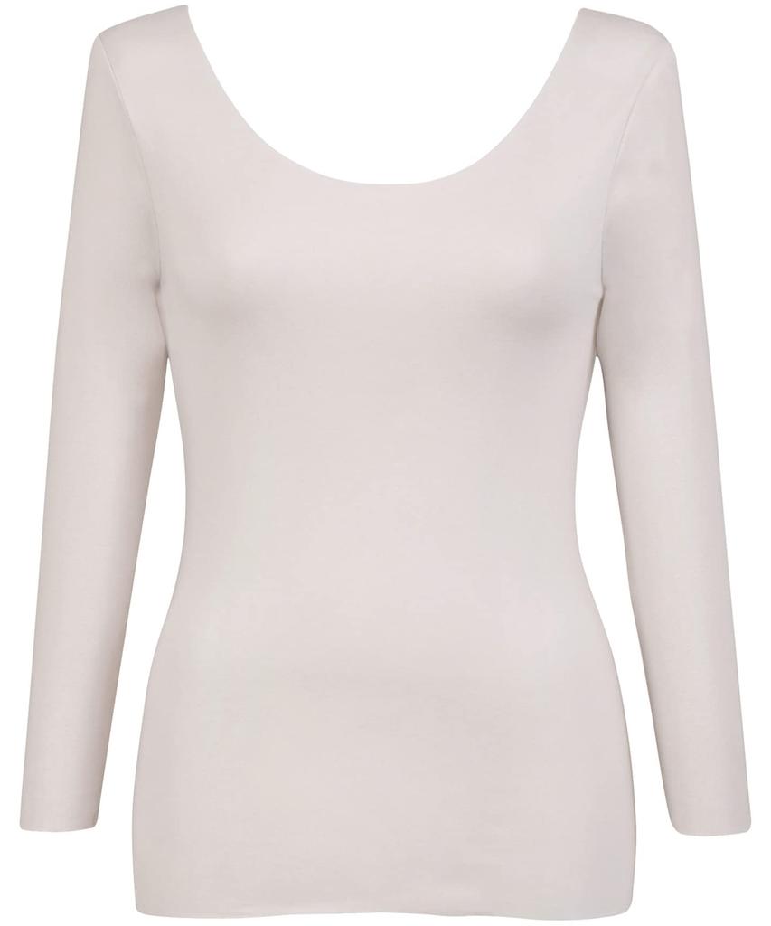 Warm Organic Smooth and Comfortable Against Luxurious Cotton Comfort Cotton Size LL Wing/Wacoal Innerwear, 100% Cotton, Outerwear, Flat, 3/4 Sleeves,