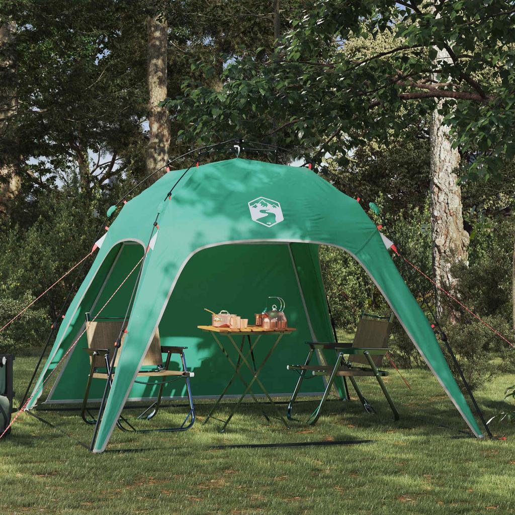 Instant Tent for 4 Persons with Quick Release Mechanism Sea Green