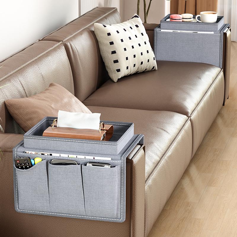 Sofa Armrest & Dormitory Bedside Storage Bag - Multifunctional Organizer for Cars & More
