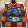 1 Stück Flanelldecke mit Cartoon-Druck, Hohe Qualität, Bequem für alle Jahreszeiten, Heimdekoration, Wärme und Komfort, Perfekt als Weihnachts- oder Geburtstagsgeschenk