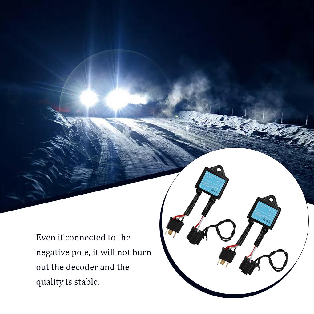 2X H4 LED Reversed Polarity Converter Professional Lightweight Switch Harness Adapter Polar Inverter Car Accessories