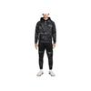 Nike FW22 Full Print Hooded Pullover Sweatshirt Men Tops Black DQ6950-010