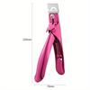 Professional Fake Nail Cutter Nail Cipper Tips Cutter U Type Acrylic Fake Nail Edge Trimmer Stainless Steel Nail Manicure Tools