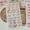 Y2K Wings Strawberry Glitter Musical Note Bubble Sticker Korean Journal Sticker Stationery Phone Case Stickers For Scrapbooking