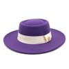 Hat Women'S Season Versatile Wool British Vintage French Celebrity Winter Felt Hat Hepburn Jazz Top Hat