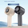 Xiaomi Portable Mini Handheld Fan with LED Display Semiconductor Refrigeration 100 Speeds USB Rechargeable Battery Outdoor Fan