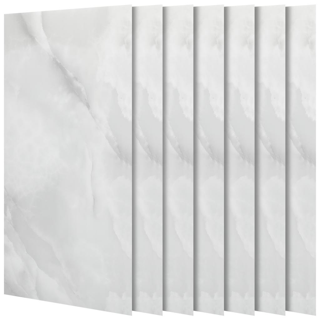 20pcs Waterproof Marble Pattern Wall Stickers 30X60Cm Kitchen Backsplash Self-Adhesive Stick On Tile Panels For Bathroom Shower