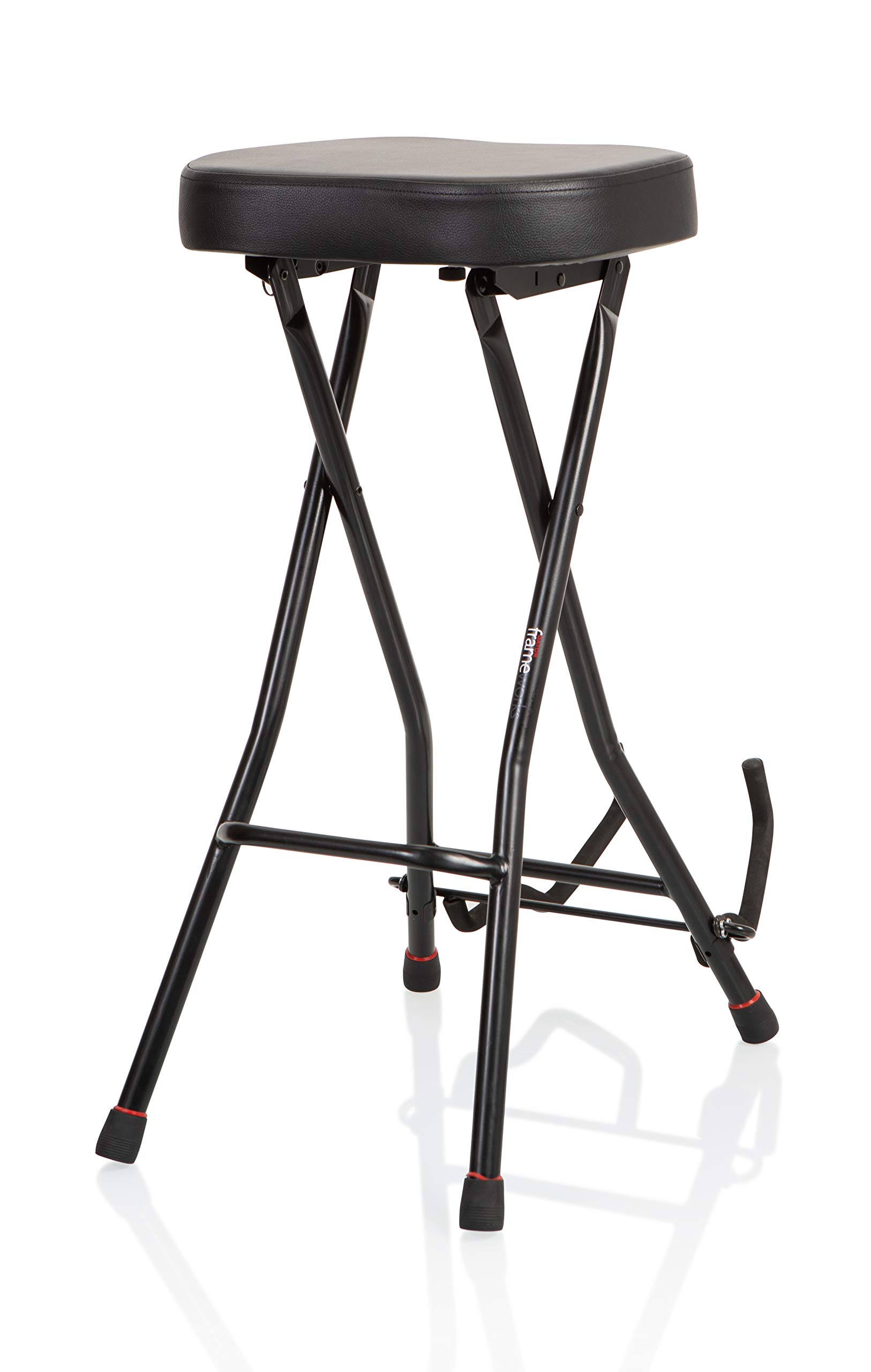 

GATOR Frameworks Chair with guitar stand foldable function, GFW-GTRSTOOL (load capacity 113.3kg) []