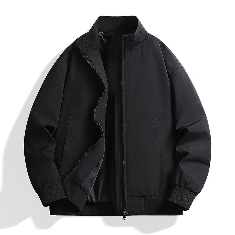 Chaqueta de Béisbol de Pareja de Primavera y Otoño Holgada Ropa de Trabajo Holgada Versátil Casual Chaqueta de Piloto