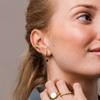 For Girls Temperament Ear Jewelry Korean Stud Earrings Women Hoop Earrings Dangle Drop Earrings
