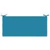 2 piece Bench Cushion Set SOEST 2 pcs. 100percent  Polyester Sky Blue