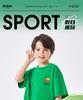 Little yellow duck children's clothing for boys and girls, loose and simple short sleeved T-shirt top