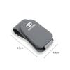 Car Accessories Sun Visor Sunglasses Holder PU leather Glasses Clip For Toyota Corolla Yaris Aygo Prius CHR Camry Auris Avensis
