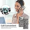 Leopard Print Leather Phone Case for IPhone 17 16 15 14 13 12 11 Pro Max Plus Mini 7 8 Plus Shockproof & Scratch-Resistant Cover