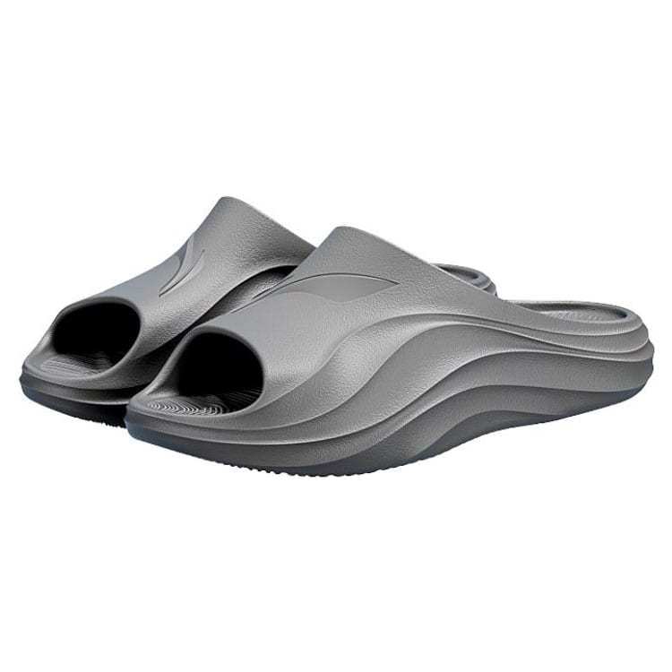Li Ning EVA Quiet Slide Slippers Unisex Gray LNXU931-3