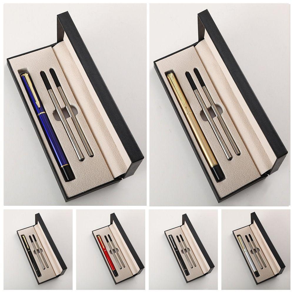 

0.5mm Metal Signature Pen Gift Business Pen New Pen Set червоний