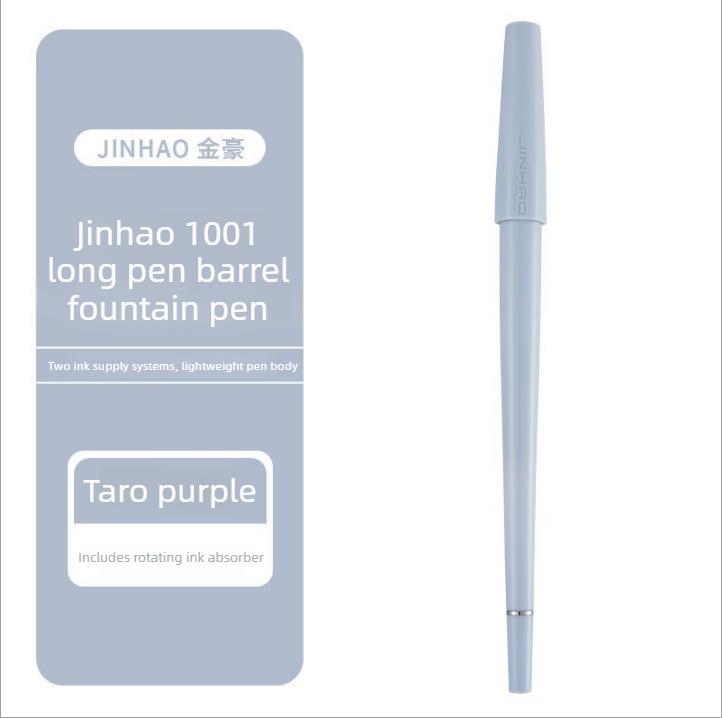 JINHAO 1001 Slender Long-barrel Fountain Pen for Students and Children Practicing Hand-drawing Stationery Office School Supplies