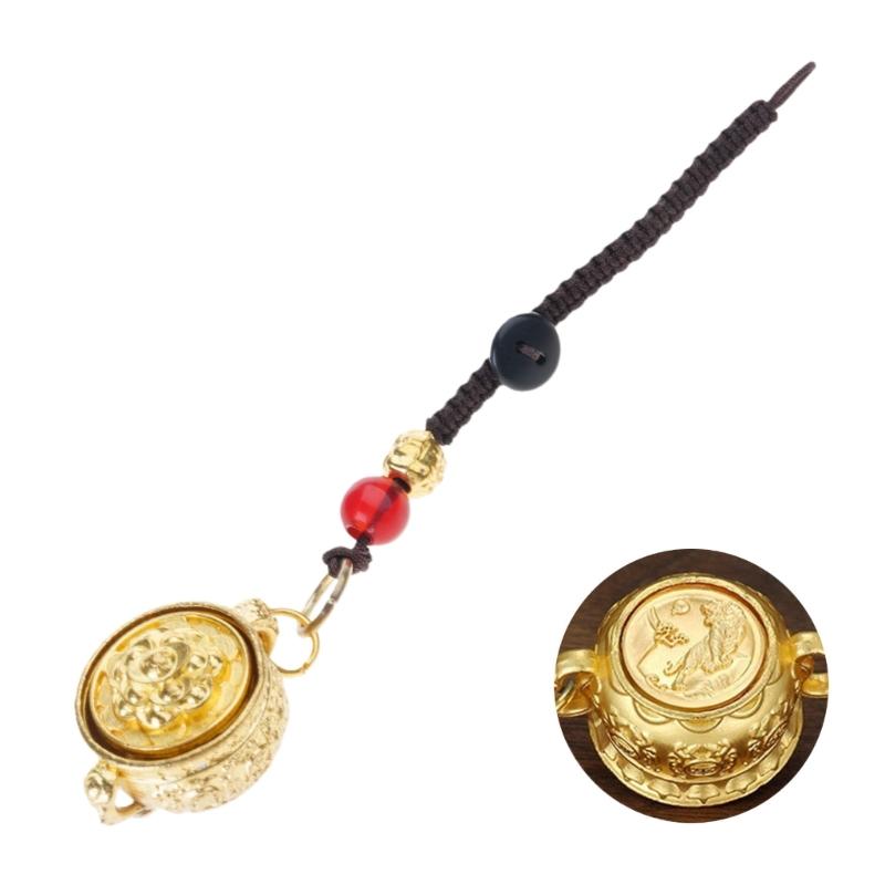 

Animal Fortune Keychain Lucky Charm Treasure Basin Designs Keyrings for Prosperity and Wealth in Sturdy Alloy
