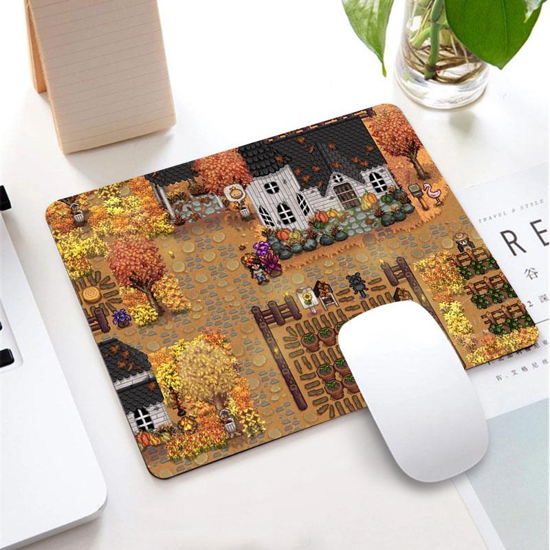 Stardew Valley Mauspads Kleine Mauspads Gamer PC Mauspads Sakura Computertischmatte Maus Teppich Gaming für Maus Tastatur Pads