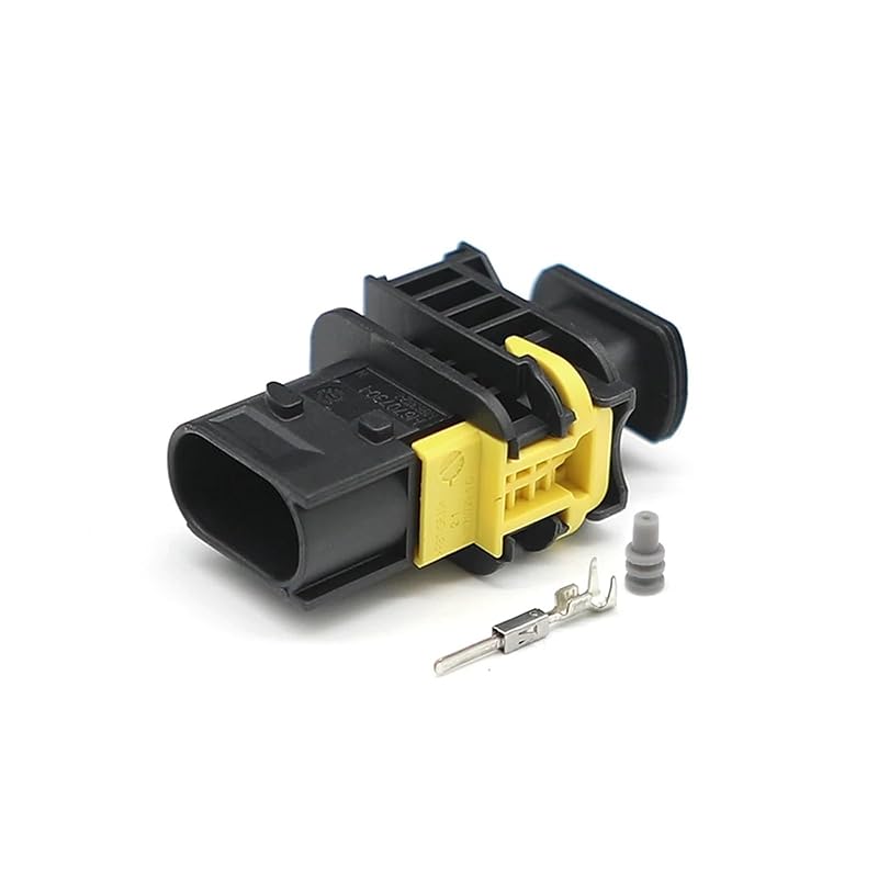 3Pin 1-1418448-1 Waterproof Automotive Connectors 1.6mm Heavy Duty Sealed Connectors Series Additional Terminal/Seal KLOOKY(1-1418448-1)