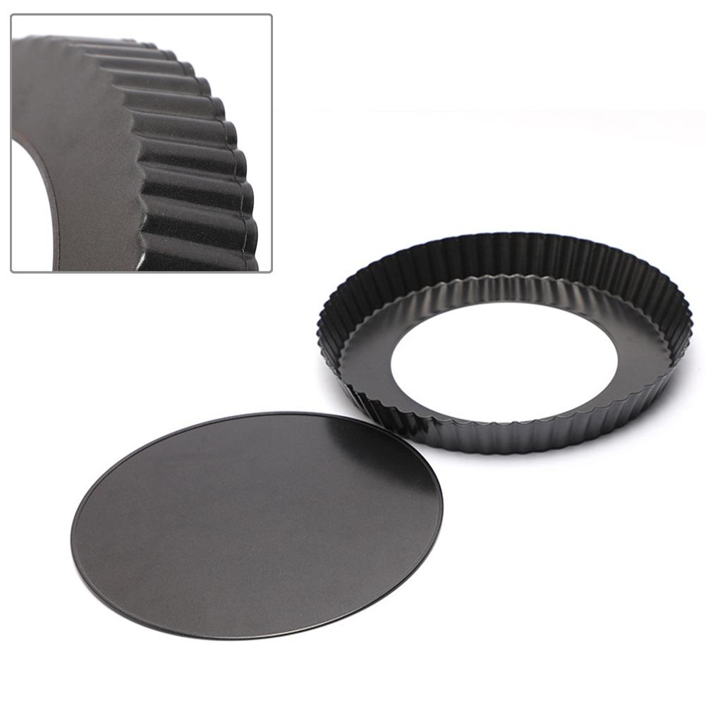 9 Inch Fluted Tart Pan with Detachable Base for Oven Baking Pies Cakes and Pizzas with High Temperature Resistance