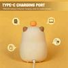 AEE4-Capybara-Themen-Nachttisch-LED-Schlummerwecker, Wiederaufladbares Nachtlicht, Touch-Steuerung - Das Perfekte Geschenk Für Studenten Und Kinder