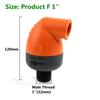 1/2~2 Inch Automatic Intake And Exhaust Valve Fittings Accessories Plastic Miniature Air Valve For Agricultural Irrigation