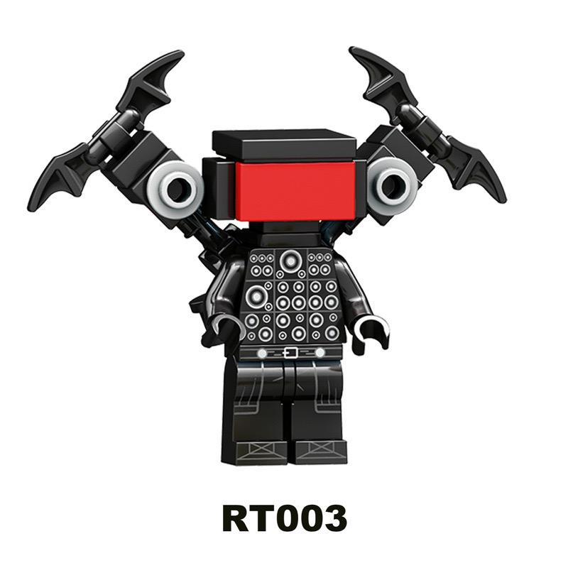 Skibidi Toalett Anime Rajzfilm Kockák Speakerman TV Ember Operatőr Akció MOC Toalett Ember vs Monitor Építőkockák A Hang