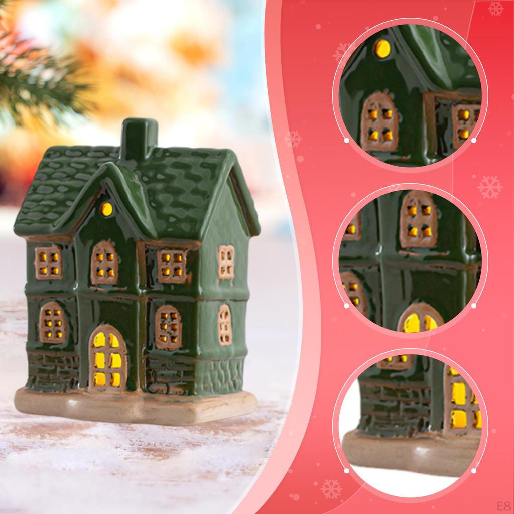 Keramik mit LED-Beleuchtung, kleine Figur.