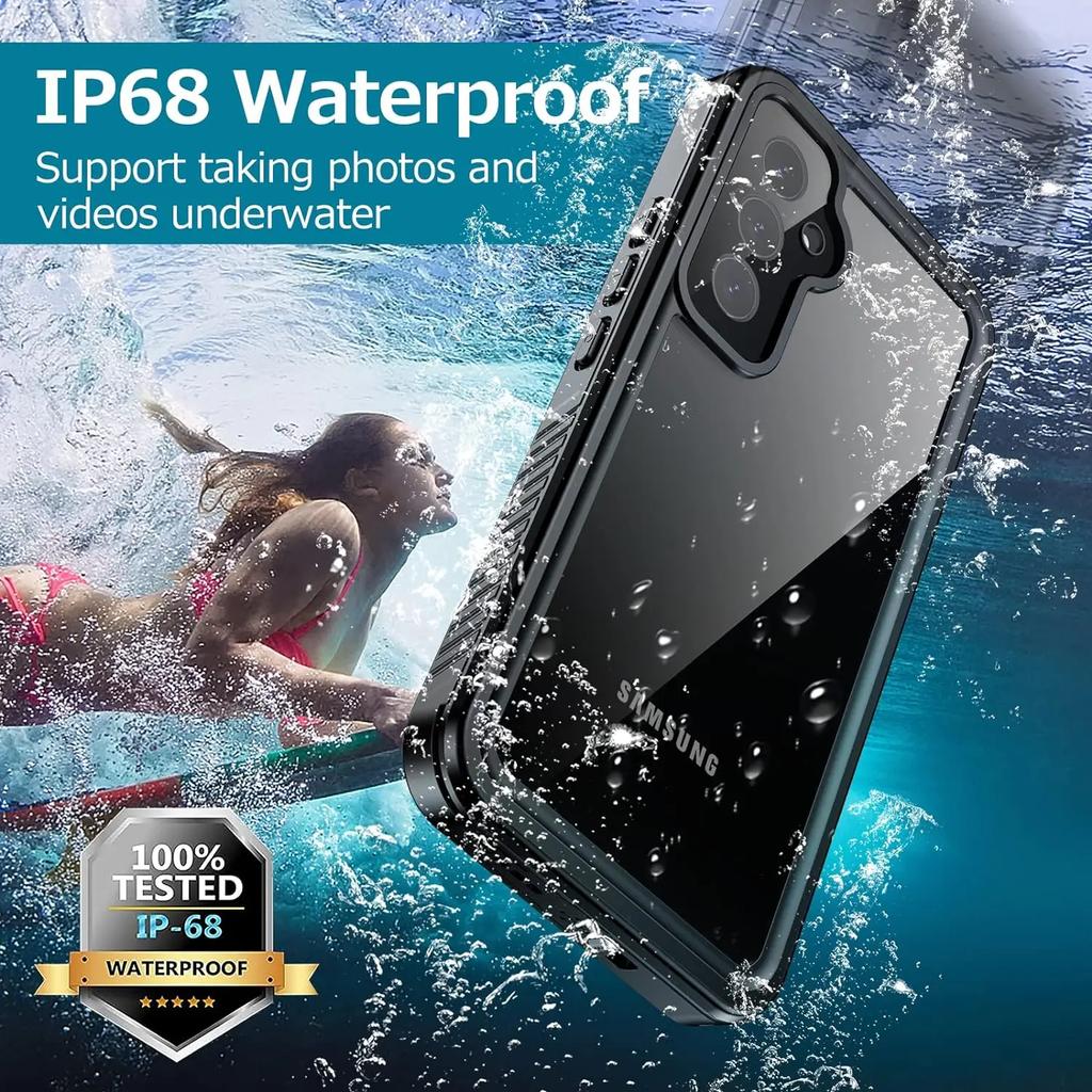 Wodoodporne etui IP68 dla Samsung Galaxy A56 A35 A15 A17 A55 S25 FE S26 Ultra S24 Certyfikowane odporne na wstrząsy Pełne etui ochronne