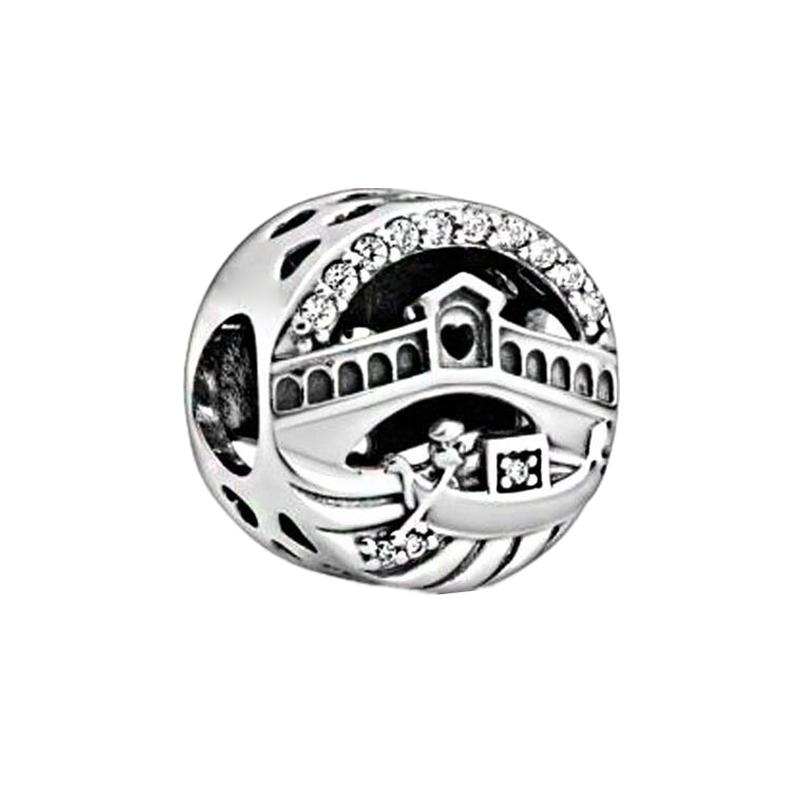 Ciondolo Perline Charm Serie Multiple Applicabile a Gioielli Originali & Creazione Fai da Te Bracciale Unico da Donna Bangle Gioiello Regalo
