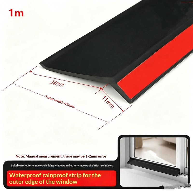 Anti-aging Schuifpui Afdichtingsstrip 0,5/1/2M Water- en Regenwerend Tochtstrip Winddicht voor Thuisgebruik