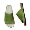Fashion GKTINOO Retro Handmade Genuine Leather Peep Toe Slippers Summer 2025 New Lightweight Cowhide Women's Slip-on Shoes