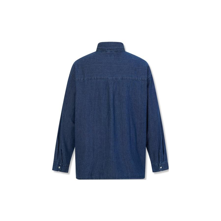 Levis Color Block Vintage Casual Denim Long Sleeve Shirt Men Shirts A5724-0001