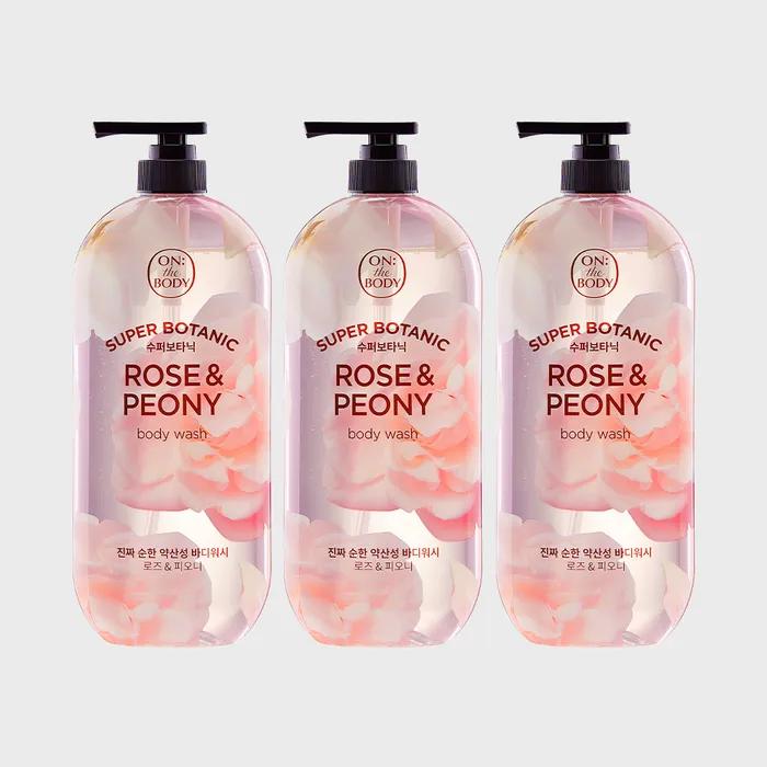 

On the Body_On the Body Super Botanic Rose & Peony Body Wash 900g X 3