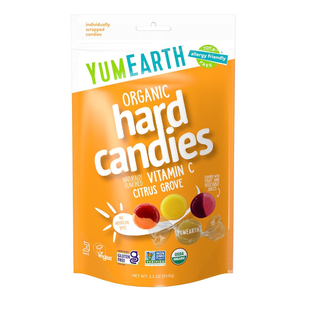 YumEarth Hard Candy Vitamin C Citrus Grove 93.6g (3.3oz)