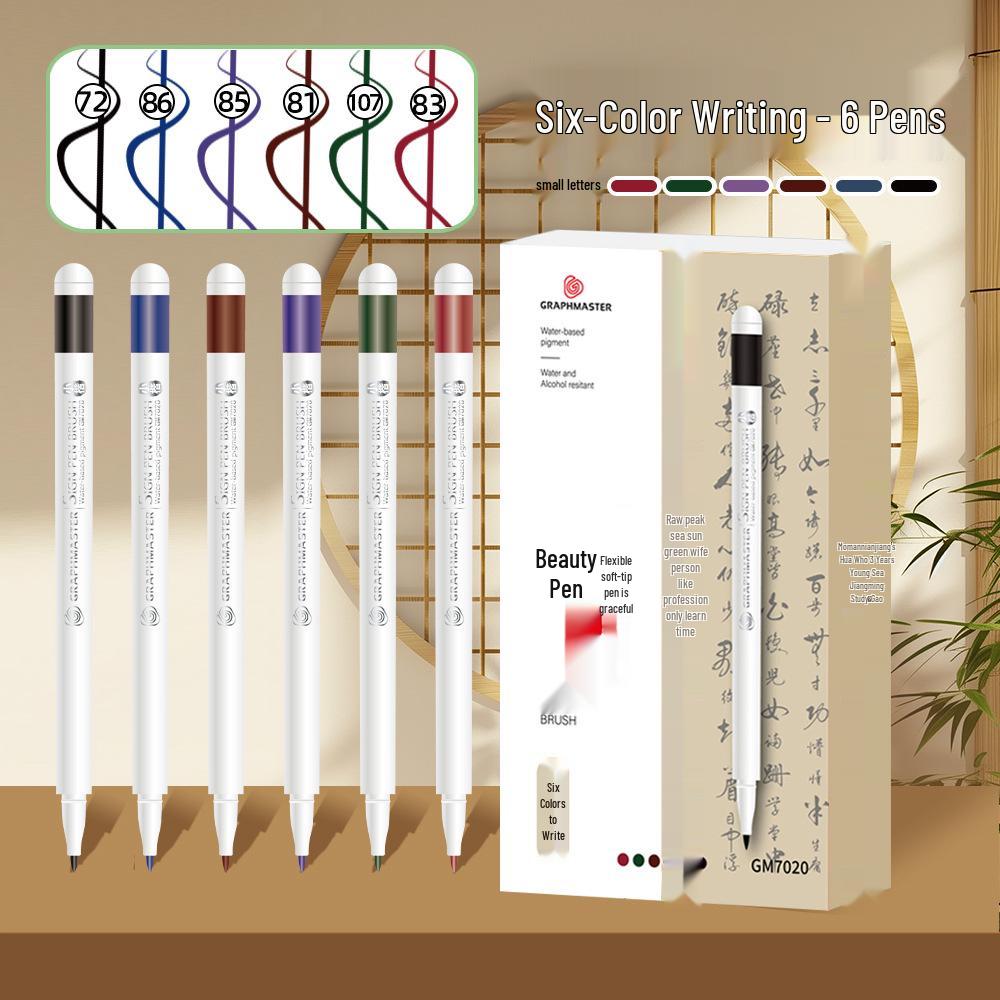Sta Bi Small Extra Fine Soft Bristle Calligraphy & Sketching Pen for Sutras & Signatures