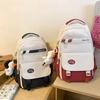 Large-capacity Leisure College Students Backpack Junior High School Schoolbag Middle Ins Style Female